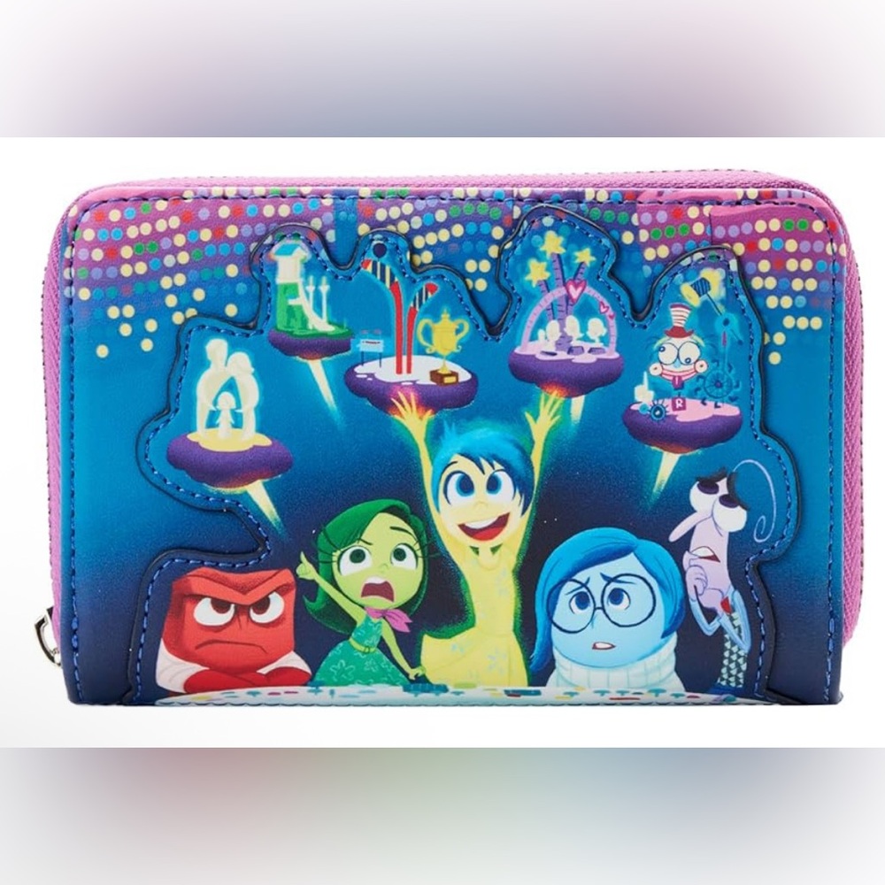 Loungefly DISNEY PIXAR INSIDE OUT CONTROL PANEL ZIP AROUND WALLET